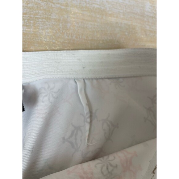 Bolle Golf Capri Pants Women’s Size 14 Cropped Athletic White Pink Green Pockets - Picture 8 of 10